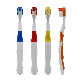  Hot Sale Curve Shape Bristle Wide Handle Kid Toothbrush