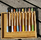 Personalized Organic Ecofriendly Exchangeable Luxury Handle Wooden Nano Charcoal Bamboo Toothbrush