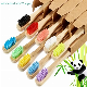  Hot Selling 4 Colors Optional Soft Toothbrush Private Label Bamboo Toothbrush Logo Custom High Quality Toothbrush