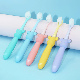 OEM Nano Soft Bristles Cartoon Bear Silicone Toothbrush for Children