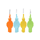 OEM Soft Dental Brush for Teeth Cleaning Toothpick Interdental Brush