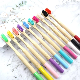  Eco Friendly Teeth Health Natural Bamboo Round Handle Toothbrush