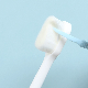  OEM Ultra Soft Bristle Simple White Plastic Handle Adult Toothbrush