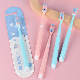  OEM Cute Cat Brush Head Design Soft Bristles Toothbrush