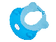  Children Shower Cap with Tie Adjustable Shampoo Bathing Protection Hat Waterproof Silicone Baby Shower Cap