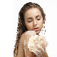  Bath Puff Sponge Fine Mesh Body Scrubber Cotton Shower Ball with Sling