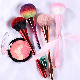  Manicure Set Powder Wood Gel Polish Acrylic Double Head Nail Cleaning Remover Dust Art Glitter Painting Brush