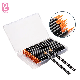  Beiqili Customized Synthetic Nylon Plastic Handle Silicone Art Dotting Nail Brush Set Painting UV Gel Liner Nail Brush