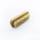 Wood Handle Bristle Pig Hair Shoe Brush Boot Scraper Brush