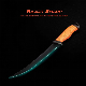  Fillet Boning Bait Knife Razor Sharp Stainless-Steel Blade Non-Slip Handles Protective Sheath
