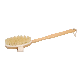 Detachable Long Handle Bath Support Wooden Bath and Shower Brush