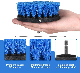  7 Pieces Blue Drill Cleaning Brush Accessory Set with Long Attachment Extension for Bathroom, Shower, Grout, Tile, Kitchen, Car