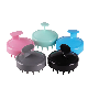  Handheld Hair Scalp Brush Silicone Soft Shampoo Shower Comb Head Massager Brush