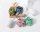  Rose Flower Shape Soft Loofah Mesh Shower Ball