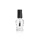  Wholesale Transparent Clear 8ml High Nail Polish Oil Glass Bottles with Black Plastic Screw Lid