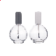  Custom 75ml Large Premium Design Logo Ball Shape Glass Gel Nail Polish Bottle with Brush and Cap