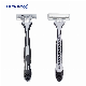  Disposable Triple Blade Shaving Razor with SGS BSCI (6PCS/card)
