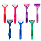  Fashion Male Razor with Rubber Handle Disposable Shaver