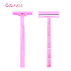  Twin Blade Disposable Body Razor for Lady with Long Handle