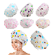  Bashroom Shower Waterproof Cap Thicken Elastic Bath Hat Bathing Cap for Women Hair Salon Bashroom Supplies Women Shower Caps