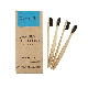 Glorysmile Wood Handle Charcoal Toothbrush Accept Custom Logo 10000 Bristles Bamboo Toothbrush manufacturer