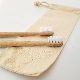 Natural and Biodegradable Round Bamboo Toothbrush manufacturer