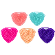  Silicone Multifunctional Heart Shaped Double-Sided Washing Brush Deep Exfoliator Facial Cleansing Brush