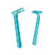  Beauty Blue Disposable Razor Blade Longer Handle Men′ S Razor Wholesale Prices Close Shaver