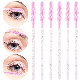  Mini Eyelash Extensions Applicator Head Crystal Shiny Lash Makeup Adjustable Thin Rotating Wand Mascara Brushes