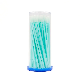  Disposable Microbrushes Black Blue Pink Purple Stick Lash Cleaning Cotton Swabs Applicator Micro Brush for Eyelash Extension