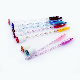  Clear Black Handle Tear Drop Eyelash Extension Supplies Brushes Wand Disposable Lash Makeup Spoolies Mascara Wands in Tube