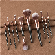  Classical Makeup Brush Women Soft Synthetic Hair Beauty Tools 10PCS Green Cosmetic Kit Makeup Brushes Sets with Quilted Bag