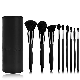  Fashionable Personalized Cosmetics Beauty Tools Professional Travel Makeup Brush Set for Women Girls with Storage Case