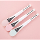  Foundation Brush Remover Antibacterial Makeup Brush Silicone Double End Mask Brush