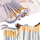  24PCS Professional Cosmetic Makeup Brush Set for Foundation Blending Blush Concealer Eye Shadow Face Brush Wholesale Custom Beauty Kabuki Make up Brushes Kit