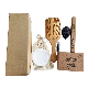  Eco Friendly Beauty Gift Box Bamboo Toothbrush, Bamboo Cotton Makeup Remover Pads, Konjac Sponge, Charcoal Dental Floss, Bamboo Hair Brush, Bamboo Cotton Swabs