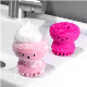  Silicone Small Octopus Jellyfish Face Wash Cleanser Brush Face for Beauty Logo Production