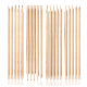  Clean Double Ended Manicure and Pedicure Tools Polish Wooden Manicure Nail Sticks