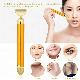 24K Gold Beauty Tool V Line Face Lifting Massager Jade Roller