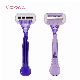 Personal Care Stainless Steel Women Disposable Safety Shaving 4 Blades