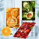  Face Skin Care Natural Orange Vitamin C Facial Sheet Anti-Oxidation Whitening Face Mask