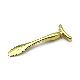  Custom Logo Gold Metal Eye Cream Cosmetic Spatula Skincare Makeup Spoon Facial Massage Tool
