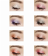  Cosmetic Pearlescent Pigments Diamond Luster Effect Pigment D662r Glass Flake Solid Red Cosmetic Shinny