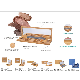  OEM Brand Cosmetics Makeup Manufactory Biodegradable Bamboo Magnetic Eye Shadow Pallet Packaging Box Empty Eyeshadow Palette