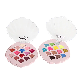  Shell Shape 10 Colors Plus 4 Colors Glitter Eye Shadow Palette