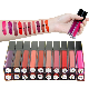  36 Colors China Cosmetics Vendors Clear Lipgloss Liquid Lipstick Matte Custom Private Label Waterproof Lip Gloss