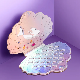  Firstsail Fashion Design Private Label Palette Mermaid Holographic Fish Scale Luxury Eyeshadow Pallet Box Packaging