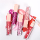  Vegan Cruelty Free Pink Tubes with Custom Packaging Glitter Lip Gloss Tube