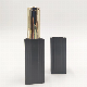  Black Matte Surface Square Shape Lipstick OEM Cosmetic Packaging Lipstick Tube