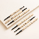 Ultra Fine Smooth Waterproof Triangle Gold Brow Pencil